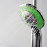 LED handdouche chroom met 3 standen en digitale temperatuur aanduiding