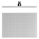Hoofddouche Hokei 35x25cm chroom
